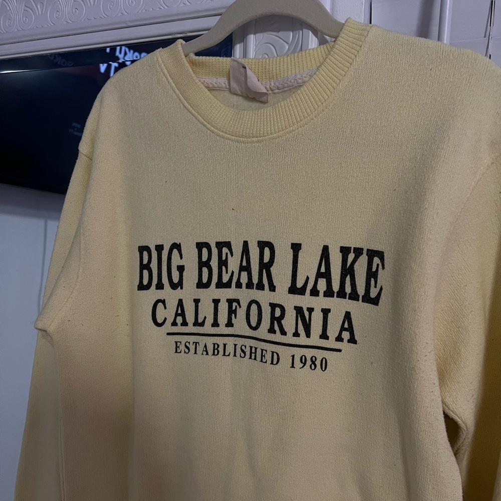 Yellow Big Bear Hoodie!
